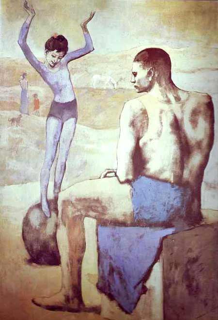 Picasso--Acrobat with a Ball--1905