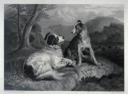 Sir Edwin Henry Landseer--The Twa Dogs--1858