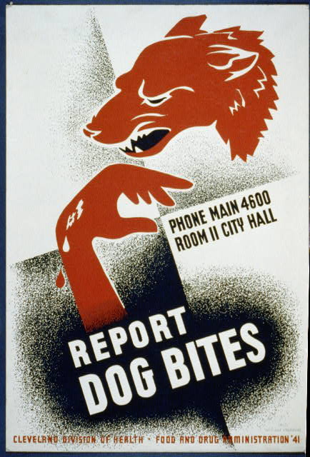Report Dog Bites -- Earl Schuler -- 1941